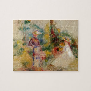 Two Women in a Garden by Kazimir Malevich Jigsaw Puzzle