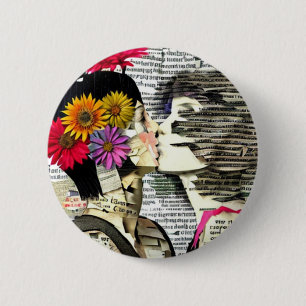 Two Women in Love Pride Kiss 2 Inch Round Button
