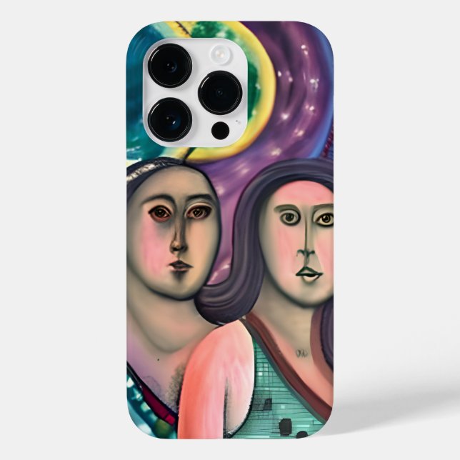 Two Women Under the Moon Case-Mate iPhone Case (Back)