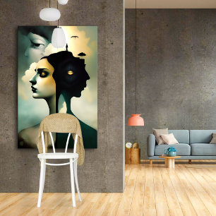 Two Worlds Canvas Print