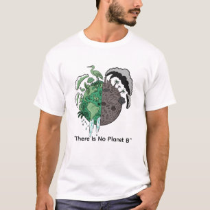 Two Worlds Eco Earth Sustainability Awareness T-Shirt