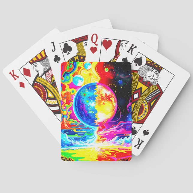 Two Worlds Playing Cards (Back)