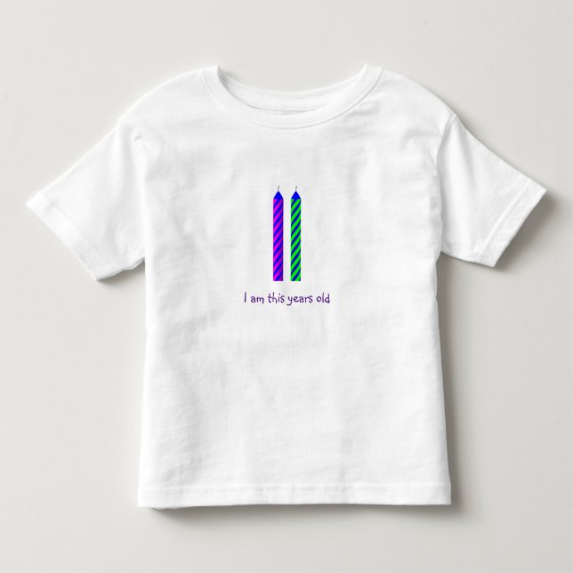 Two Year Old Birthday T-Shirt (Front)