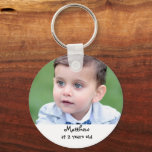 Two years old photo memory 2nd birthday favour keychain<br><div class="desc">Celebrate your child's milestone with our "Two Years Old Photo Memory 2nd Birthday Favour Keychain". This adorable keychain features a customizable photo of your little one, making it a cherished keepsake for family and friends. Perfect as a party favour, this keychain is a practical and heartwarming reminder of your child's...</div>