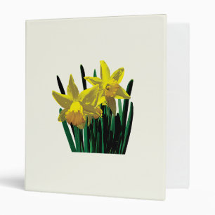 Two Yellow Daffodils Binder