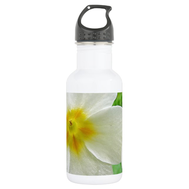 Two yellow primeroses 532 ml water bottle (Front)