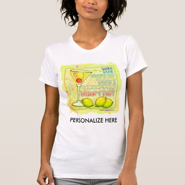 Twofer Tees - Lemon Drop Martini (Front)