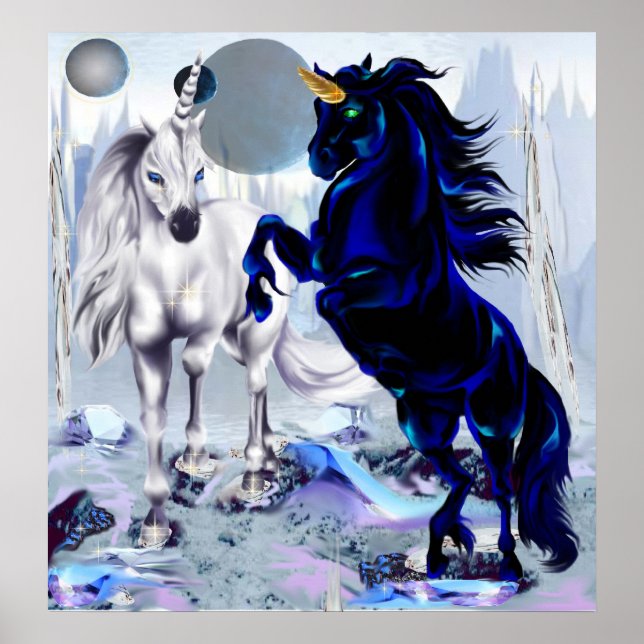 TwoUnicornsFantasy Poster (Front)