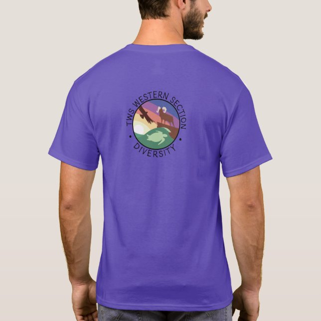 TWS Western Section Diversity Commitee Logo Tee  (Back)