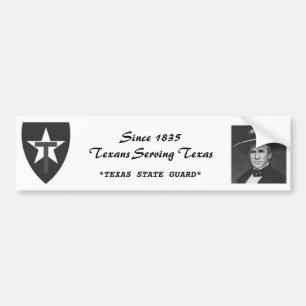 TXSG Uncle Sam Houston, Since 1835 Bumper Sticker