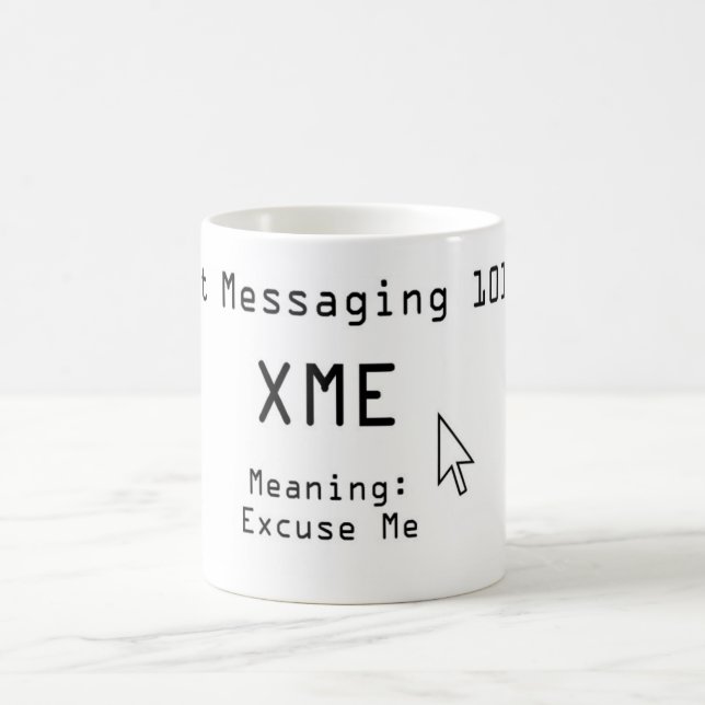 Txt Messaging 101 Magic Mug (Center)
