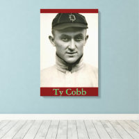 Ty Cobb Canvas Print