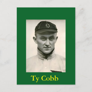Ty Cobb Wall Art Tapestery Postcard