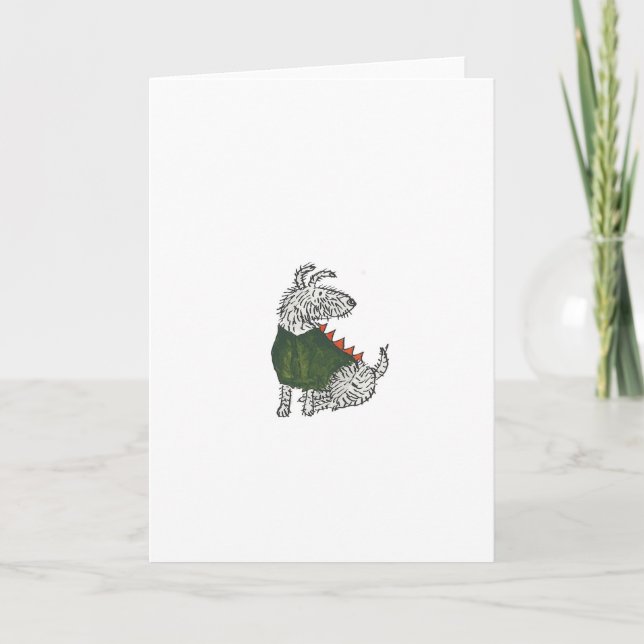 Ty dog card (Front)