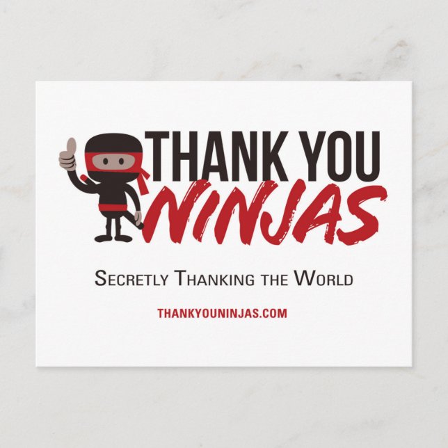 TY Ninjas Postcards (Front)