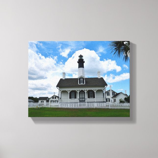 Tybee Island, Georgia Lighthouse  Canvas Print (Front)