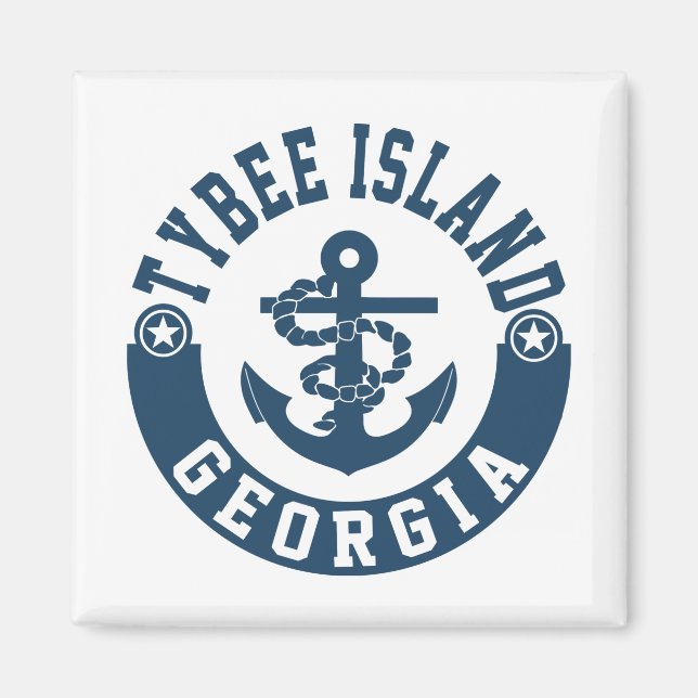 Tybee Island Georgia Magnet (Front)
