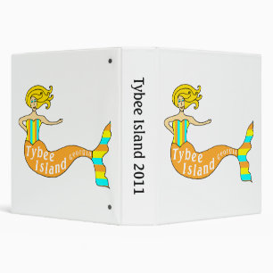 Tybee Island, Georgia Mermaid Binder