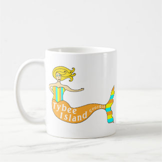 Tybee Island, Georgia Mermaid Coffee Mug