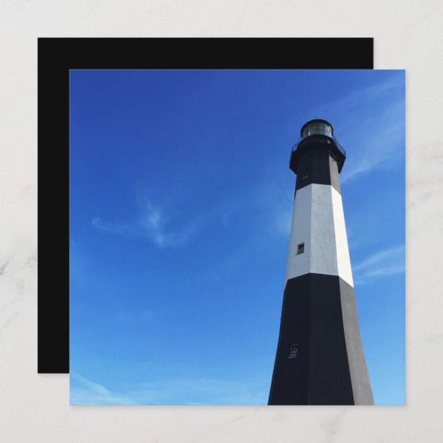 tybee island lighthouse invitation (Front/Back)