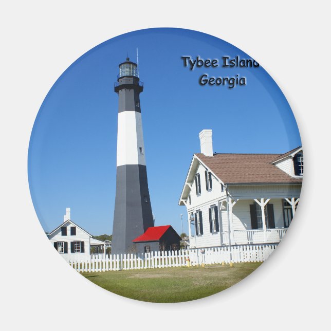 Tybee Island Lighthouse Magnet (Front)