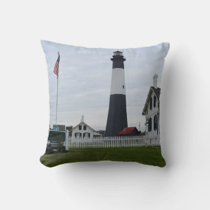 Tybee Island Lighthouse photo on a Throw Pillow