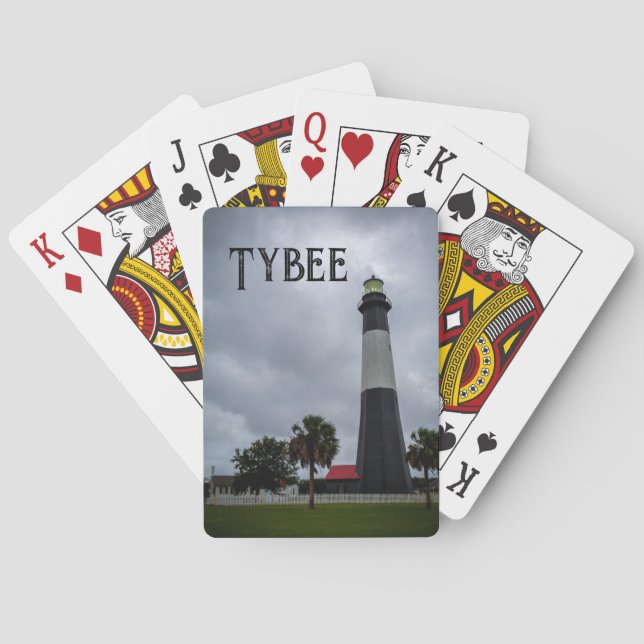 Tybee Island Lighthouse Playing Cards (Back)