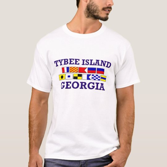 Tybee Island Nautical Flag T-Shirt