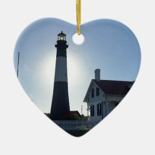Tybee Lighthouse Ceramic Ornament