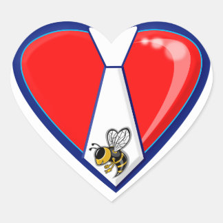 TYBEE LOVE HEART STICKER