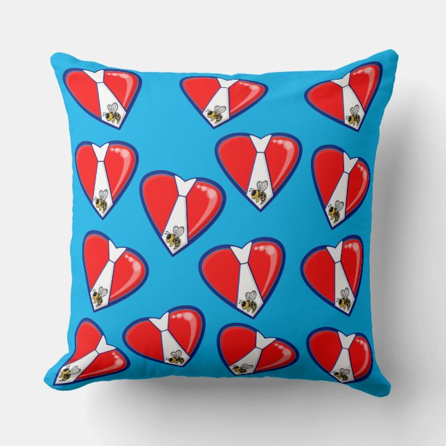TYBEE LOVE THROW PILLOW (Front)