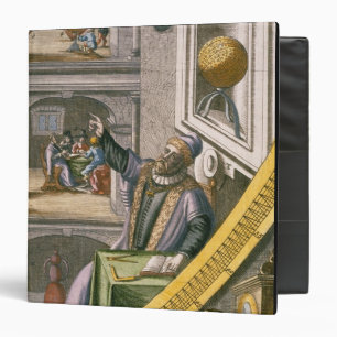 Tycho Brahe (1546-1601) aged 40, amongst his astro Binder