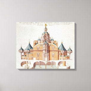Tycho Brahe's observatory Uraniborg Canvas Print