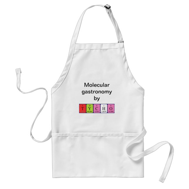 Tycho periodic table name apron (Front)