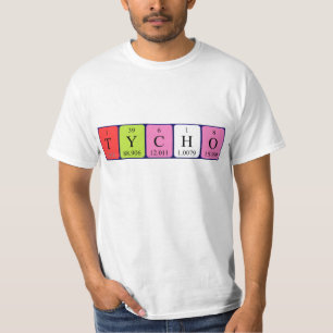 Tycho periodic table name shirt