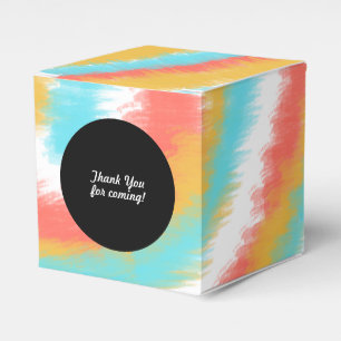 Tye Die Teen Birthday Summer Swirl Candy Favor Box