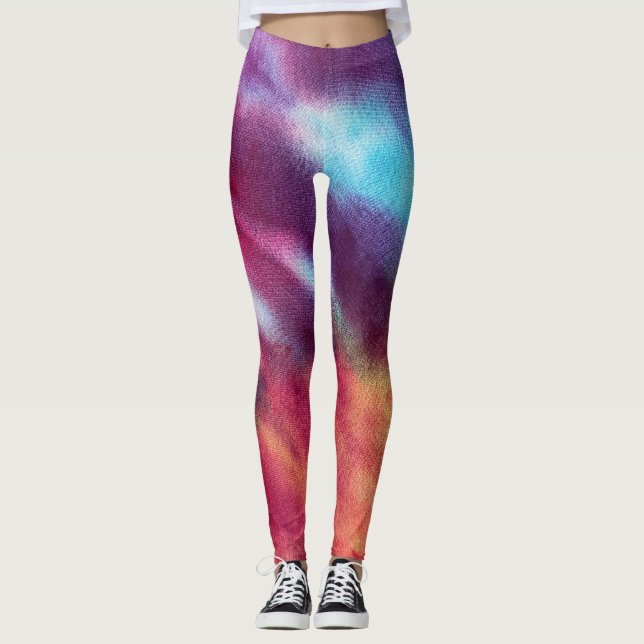 Tye Dye #10 Leggings (Front)