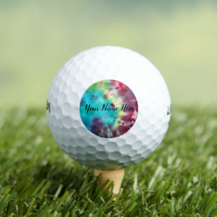 Tye Dye #1/Personalize Golf Balls