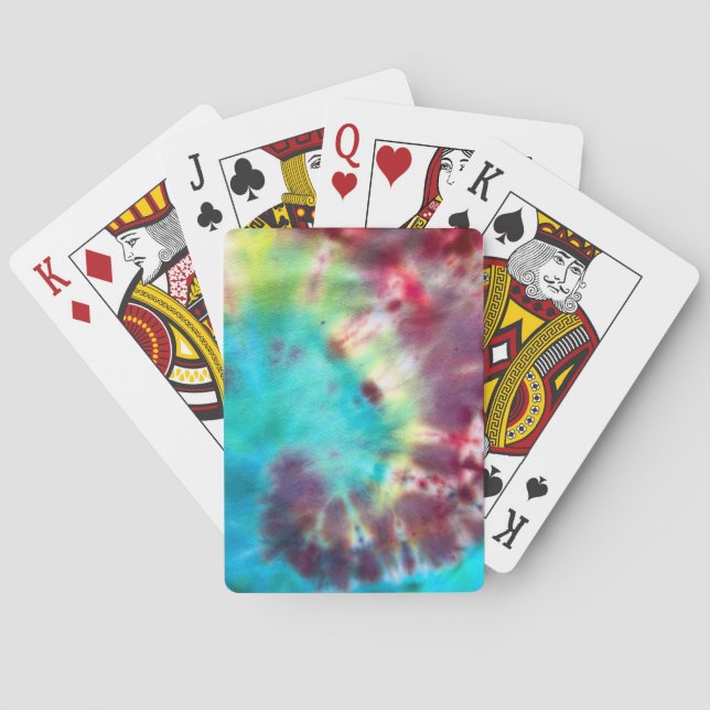 Tye Dye #1 Playing Cards (Back)