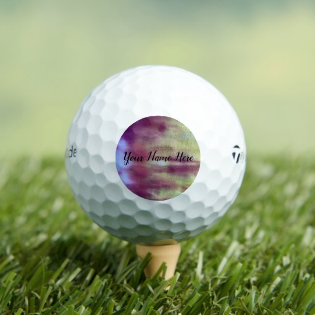 Tye dye #6 golf balls (Insitu Tee)