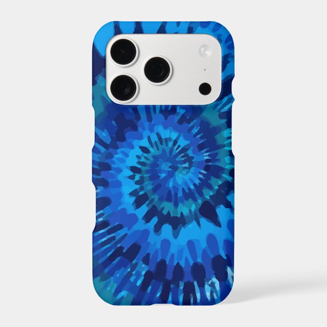 Tye-Dye-Blue iPhone / iPad case (Back)