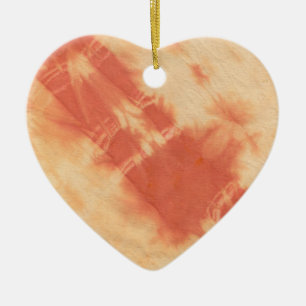 Tye Dye Composition #10 by Michael Moffa Ceramic Ornament