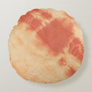 Tye Dye Composition #10 by Michael Moffa Round Pillow