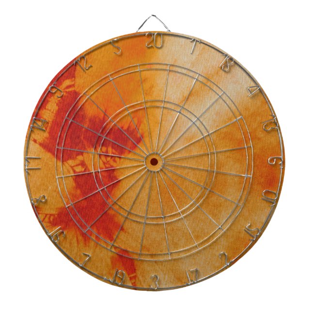 Tye Dye Composition #12 by Michael Moffa Dartboard (Front)