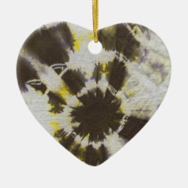 Tye Dye Composition #2 by Michael Moffa Ceramic Ornament (Front)