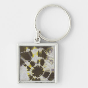 Tye Dye Composition #2 by Michael Moffa Keychain