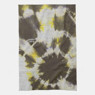 Tye Dye Composition #2 by Michael Moffa Kitchen Towel