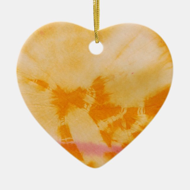 Tye Dye Composition #4 by Michael Moffa Ceramic Ornament (Front)