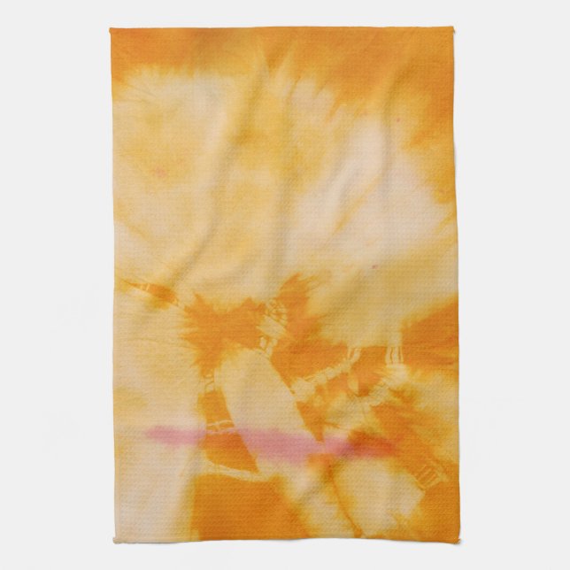 Tye Dye Composition #4 by Michael Moffa Kitchen Towel (Vertical)