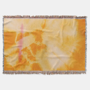 Tye Dye Composition #4 by Michael Moffa Throw Blanket